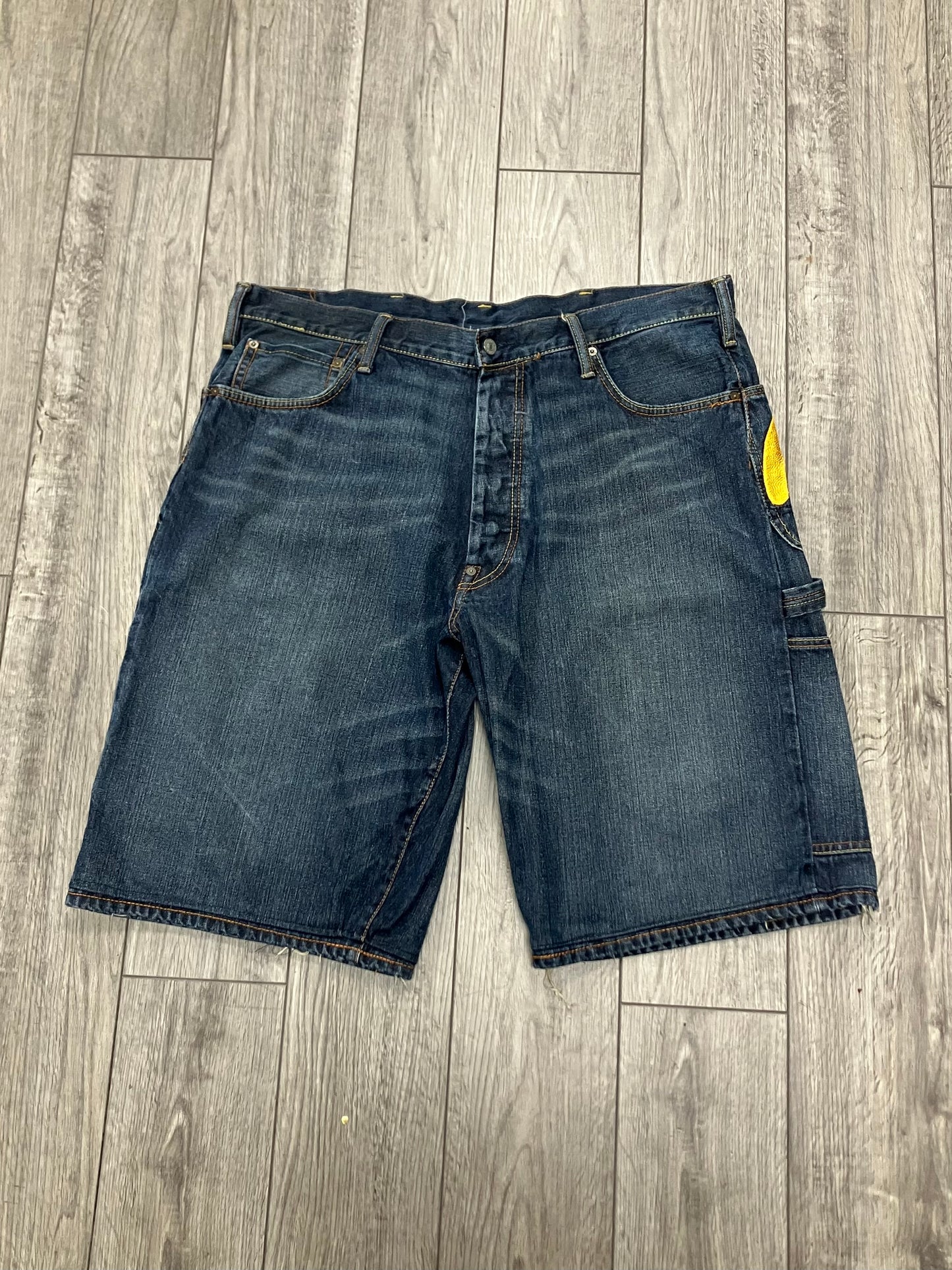 Evisu Carpenter Denim Shorts Size 42