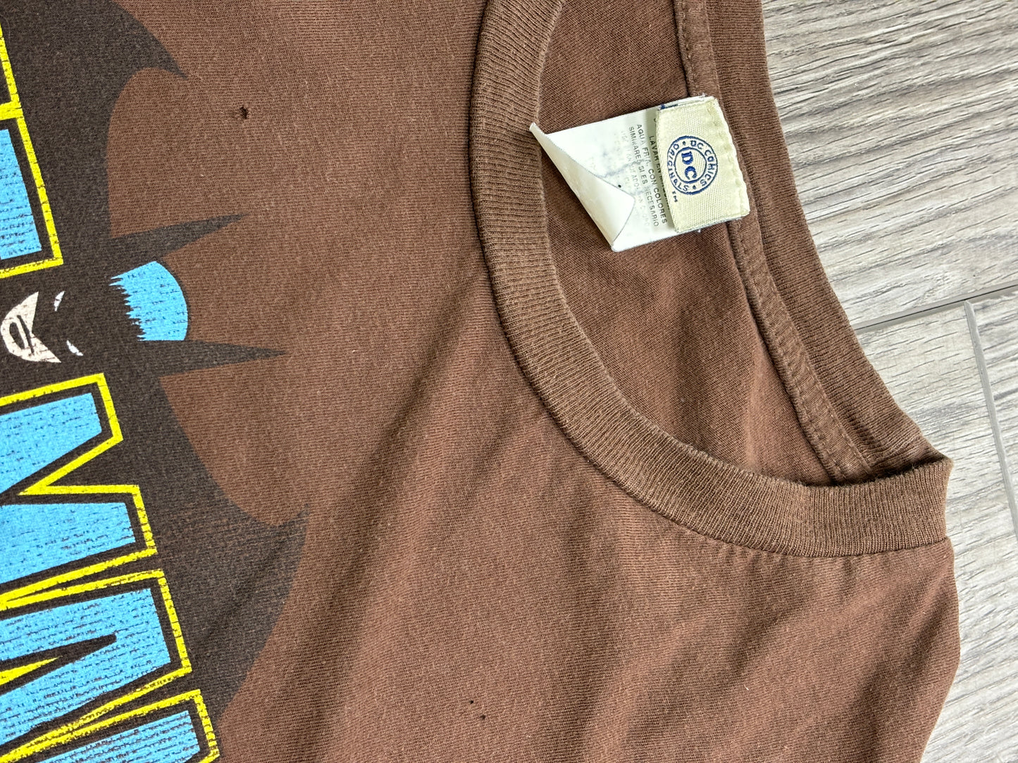 Batman brown tee Xl-2XL