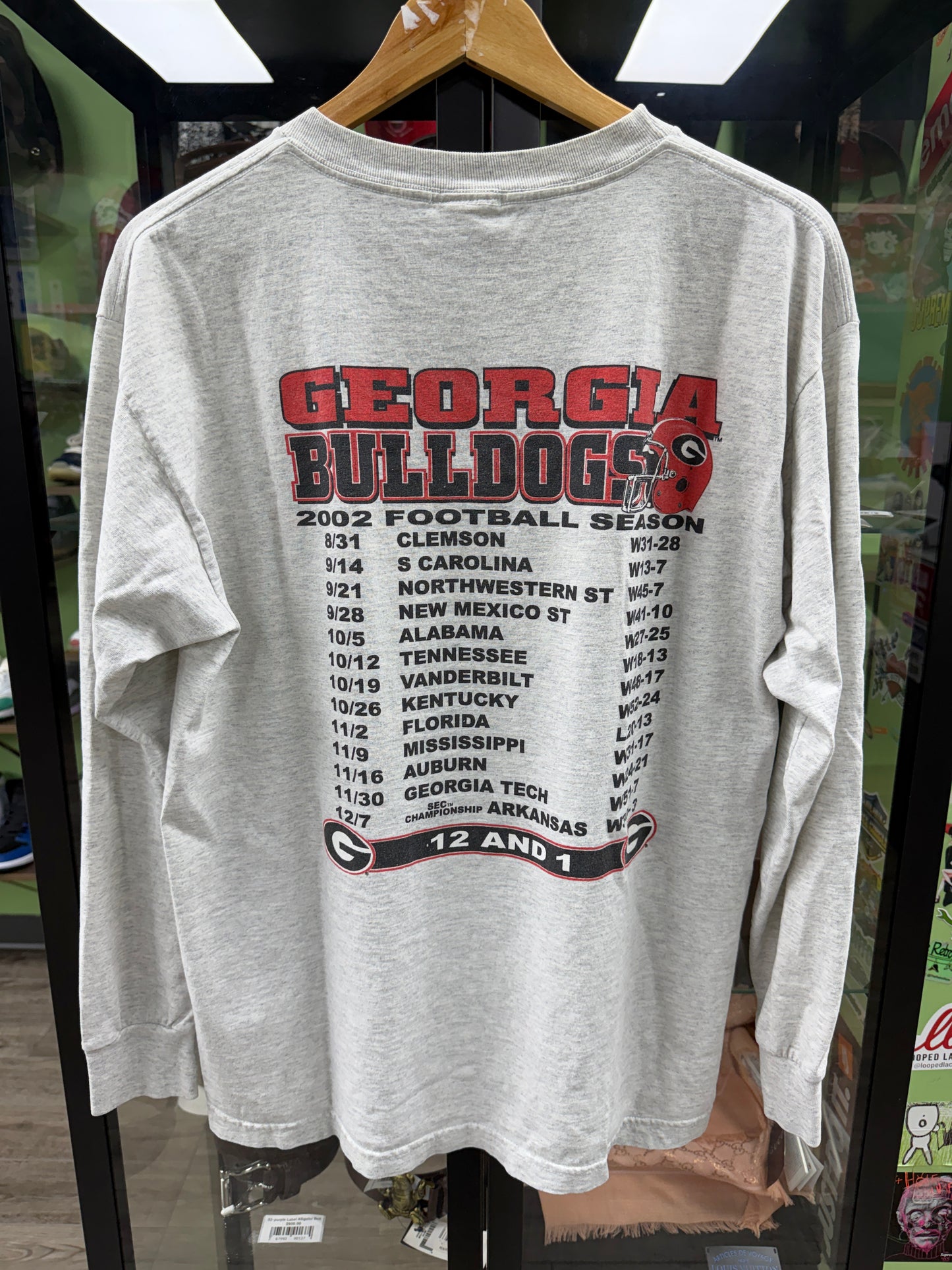 L - Georgia Bulldogs 2002 SEC Champions