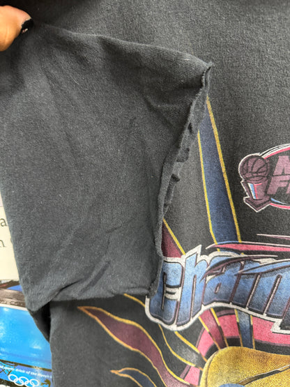 L - Chicago Bulls 1998 NBA Champions Distressed Starter
