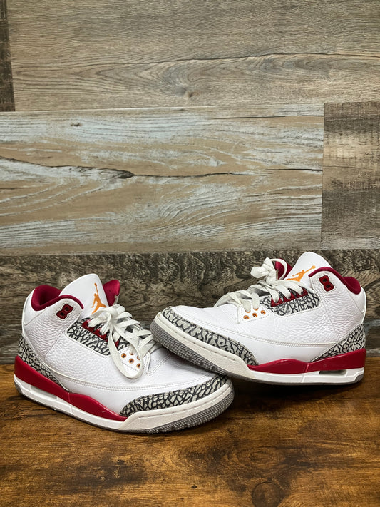 Air Jordan 3 Cardinal Red 8.5