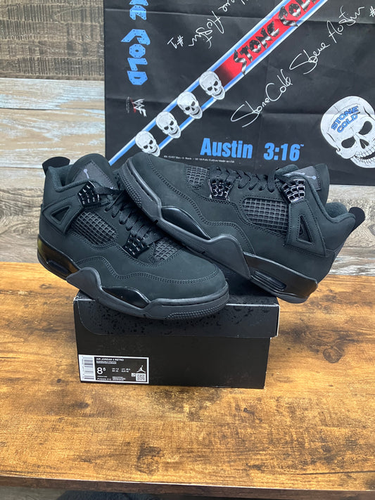 8.5 - Nike Air Jordan 4 Retro "Black Cat" sneakers