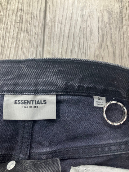 31 - Fear Of God Essentials Black Wash Denim
