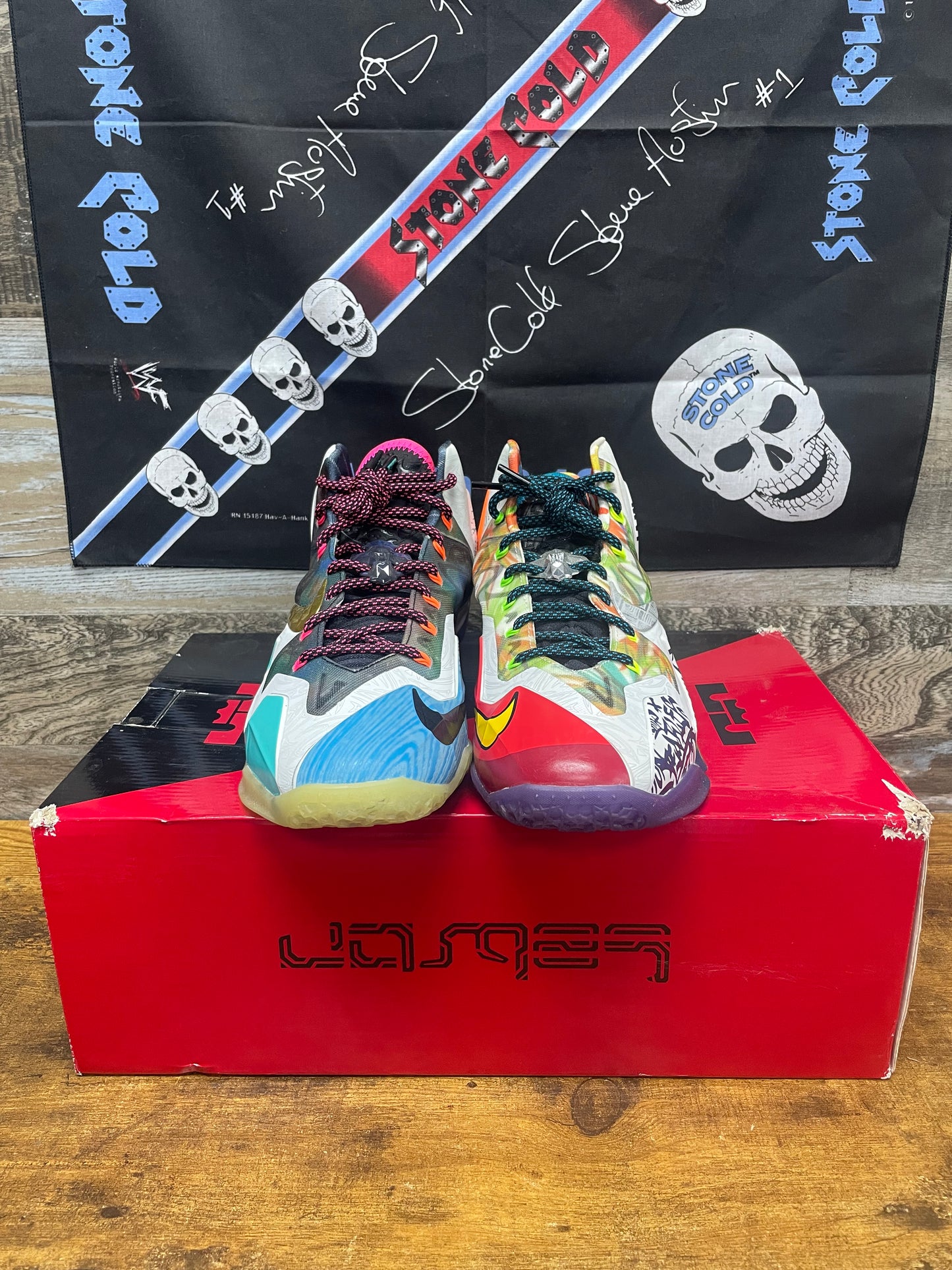 Nike LeBron 11 Premium 'What The LeBron' 9.5