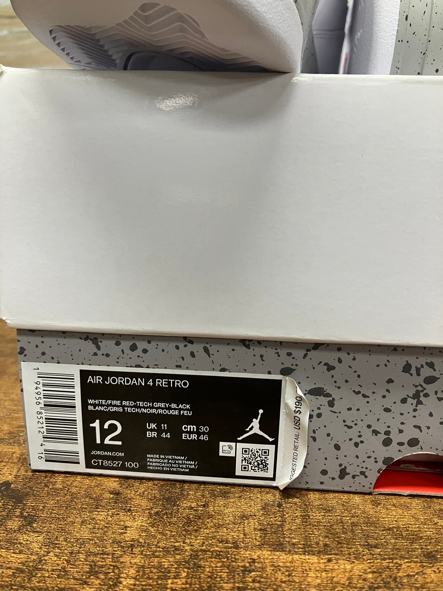 12-Air Jordan 4 Retro Mid White Oreo