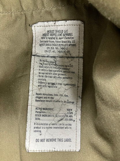 30-White Green Camo Double Knee Cargo Pants