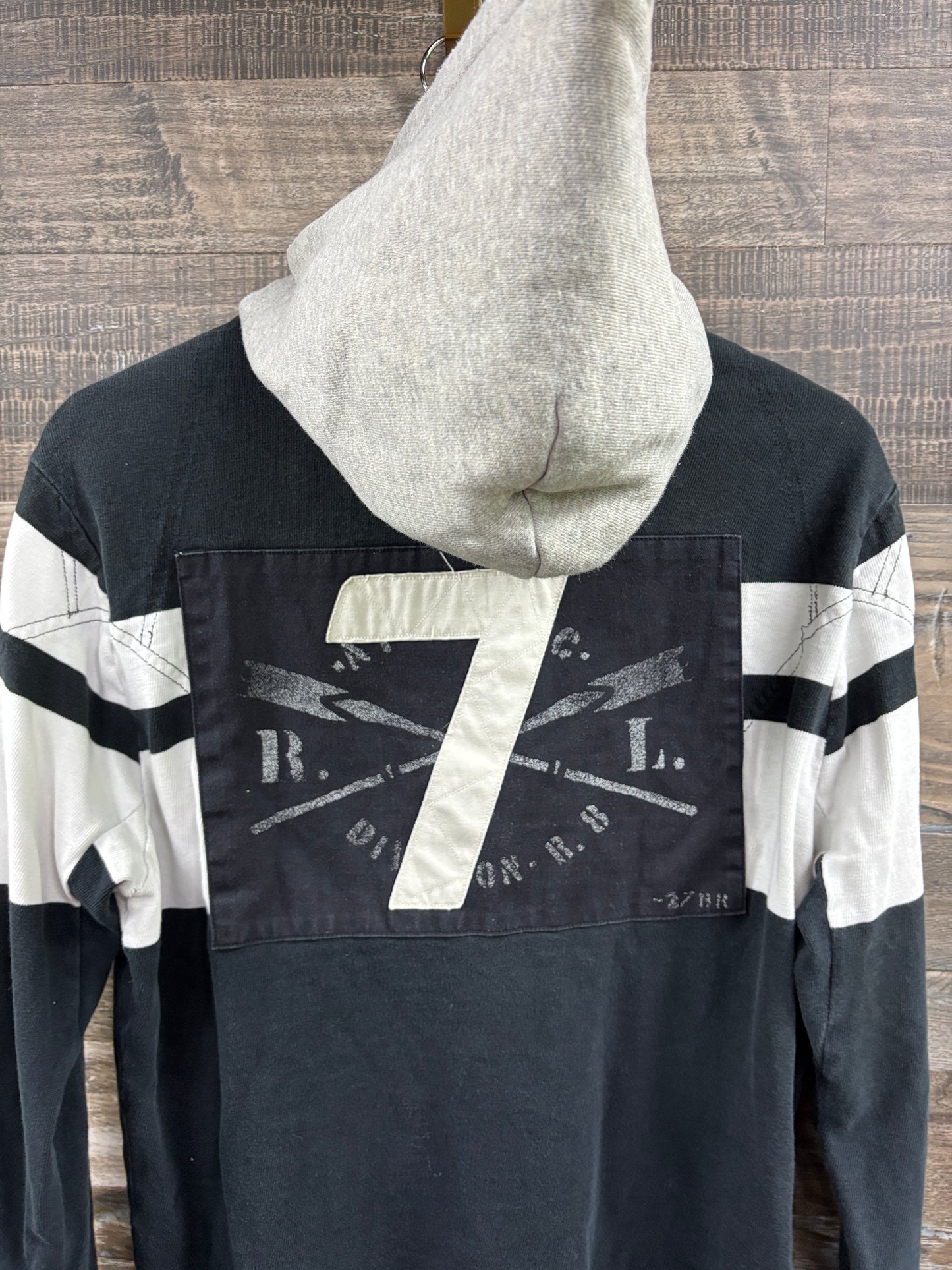 M- Polo RLPC Hooded Rugby Shirt