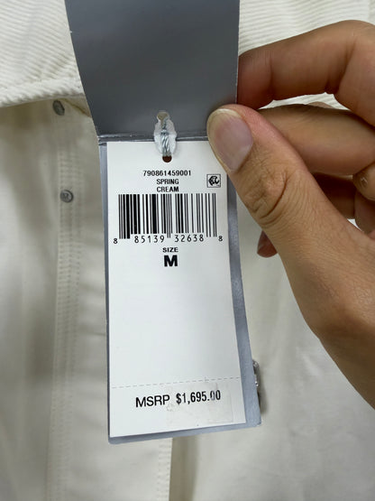 M - Ralph Lauren Purple Label Fireman Clasp White Jacket