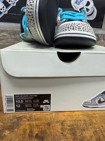 Nike SB Dunk Low Pro Electric 'Phantom and Black 10.5
