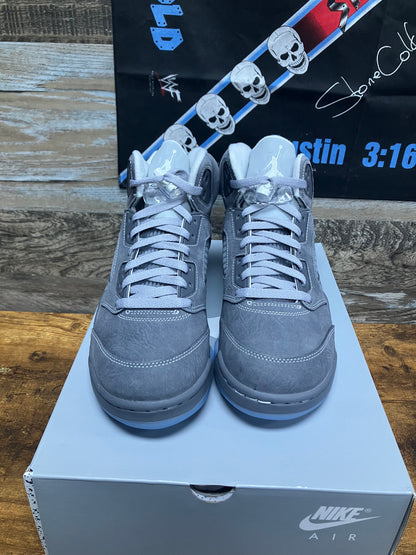 8.5 -  Nike Air Jordan 5 Retro "Wolf Grey" sneakers