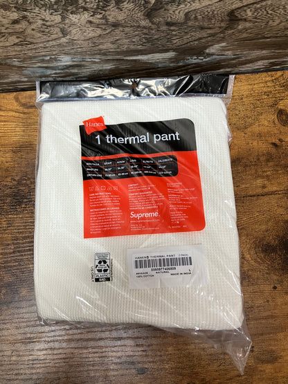 Supreme Hanes Thermal Pants Size Large