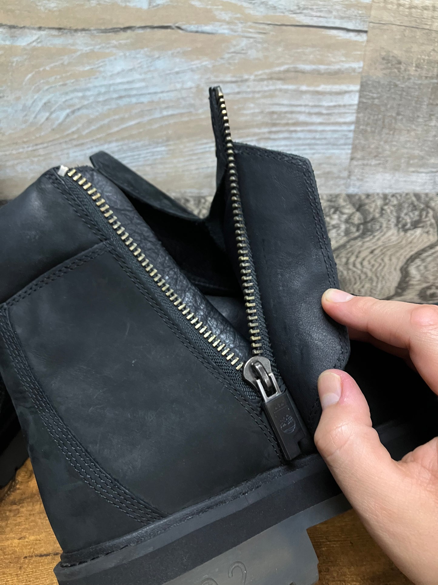 10- Timberland x A-COLD-WALL\* 6-Inch Side Zip Boot in the "Jet Black"