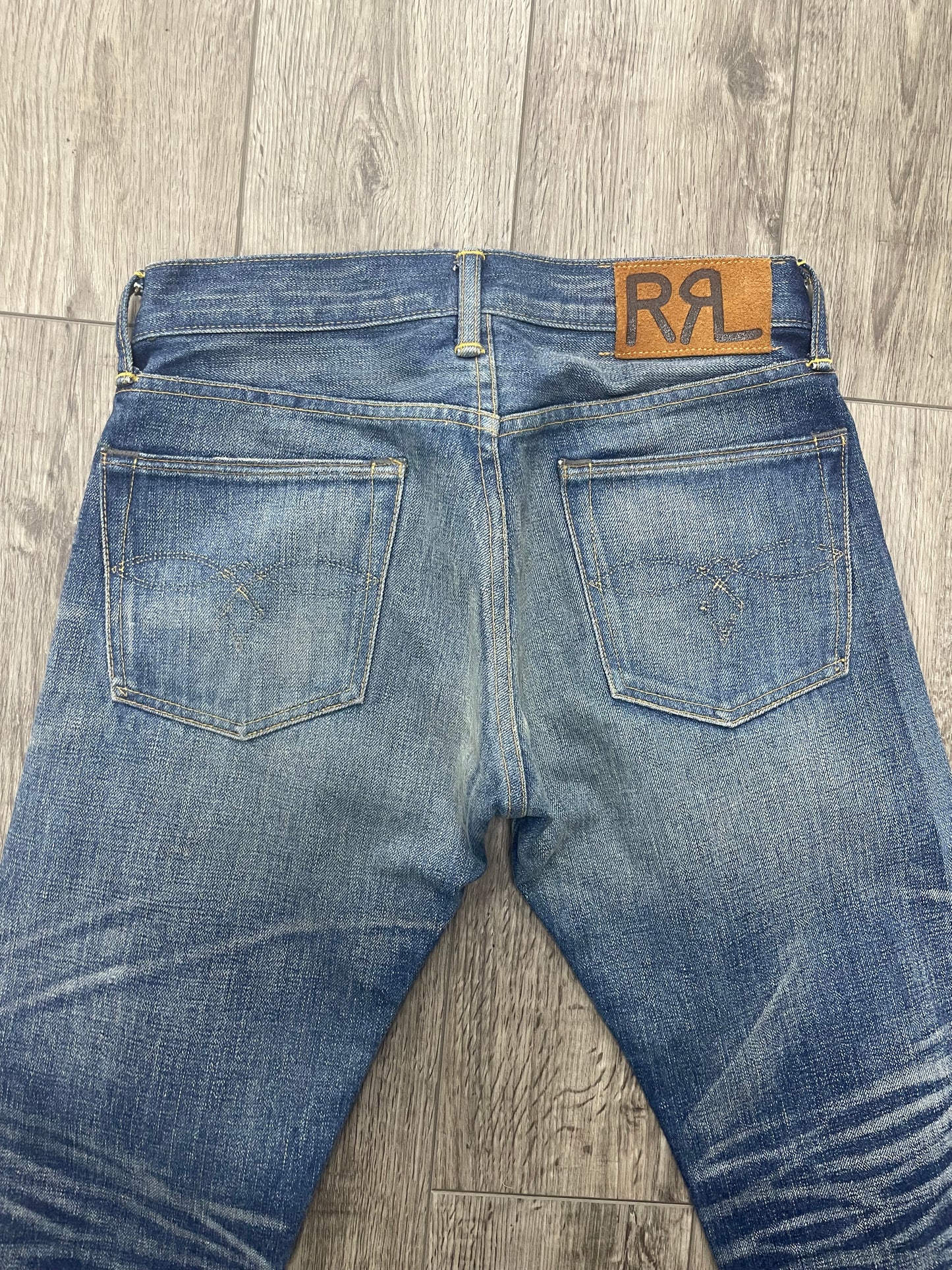 RRL Selvedge Denim Waist 28in
