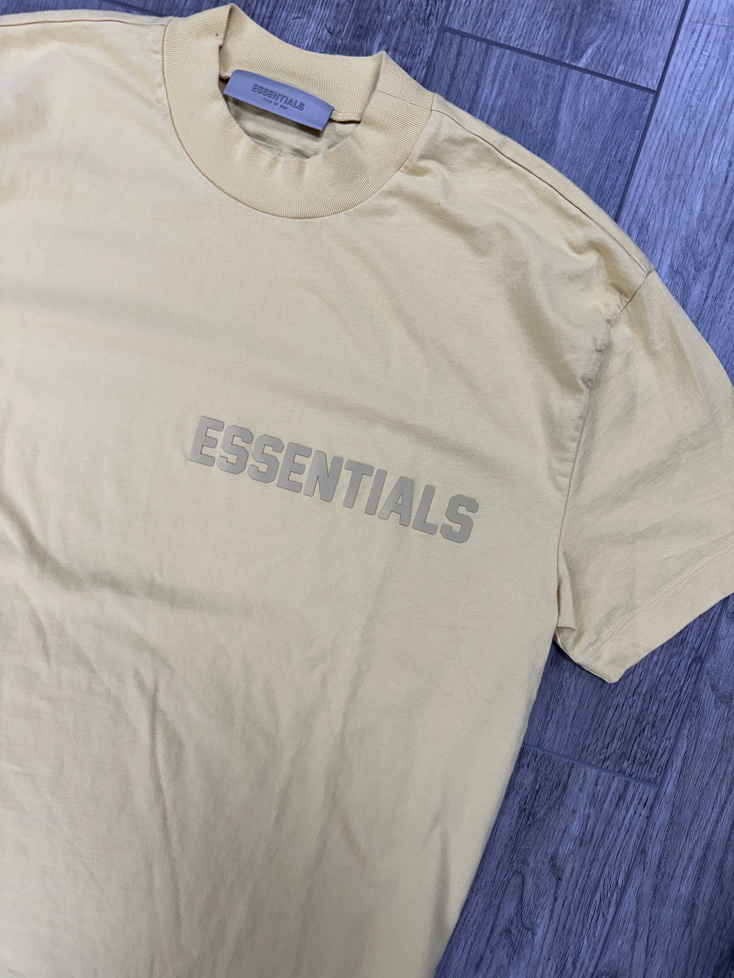 Essentials Canary Yellow Tee Size M (Fits oversized)