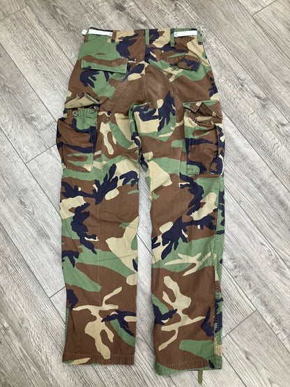 30-Brown/Black Camo Double Knee Cargo Pants