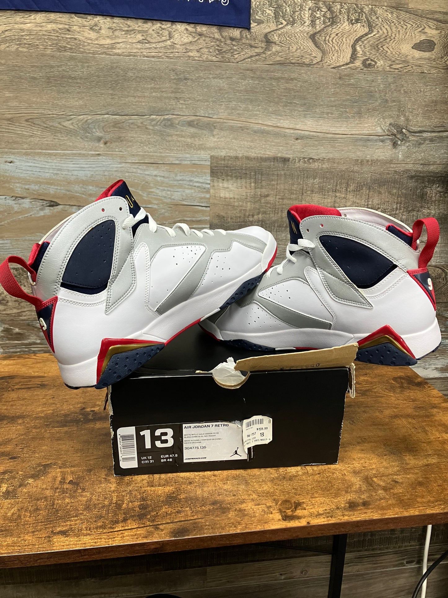 13 - Air Jordan 7 Olympic