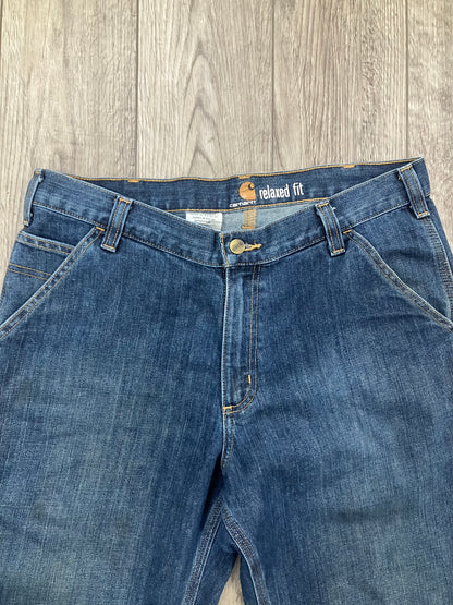 Carhartt Cut Hem Carpenter Jeans 34x30