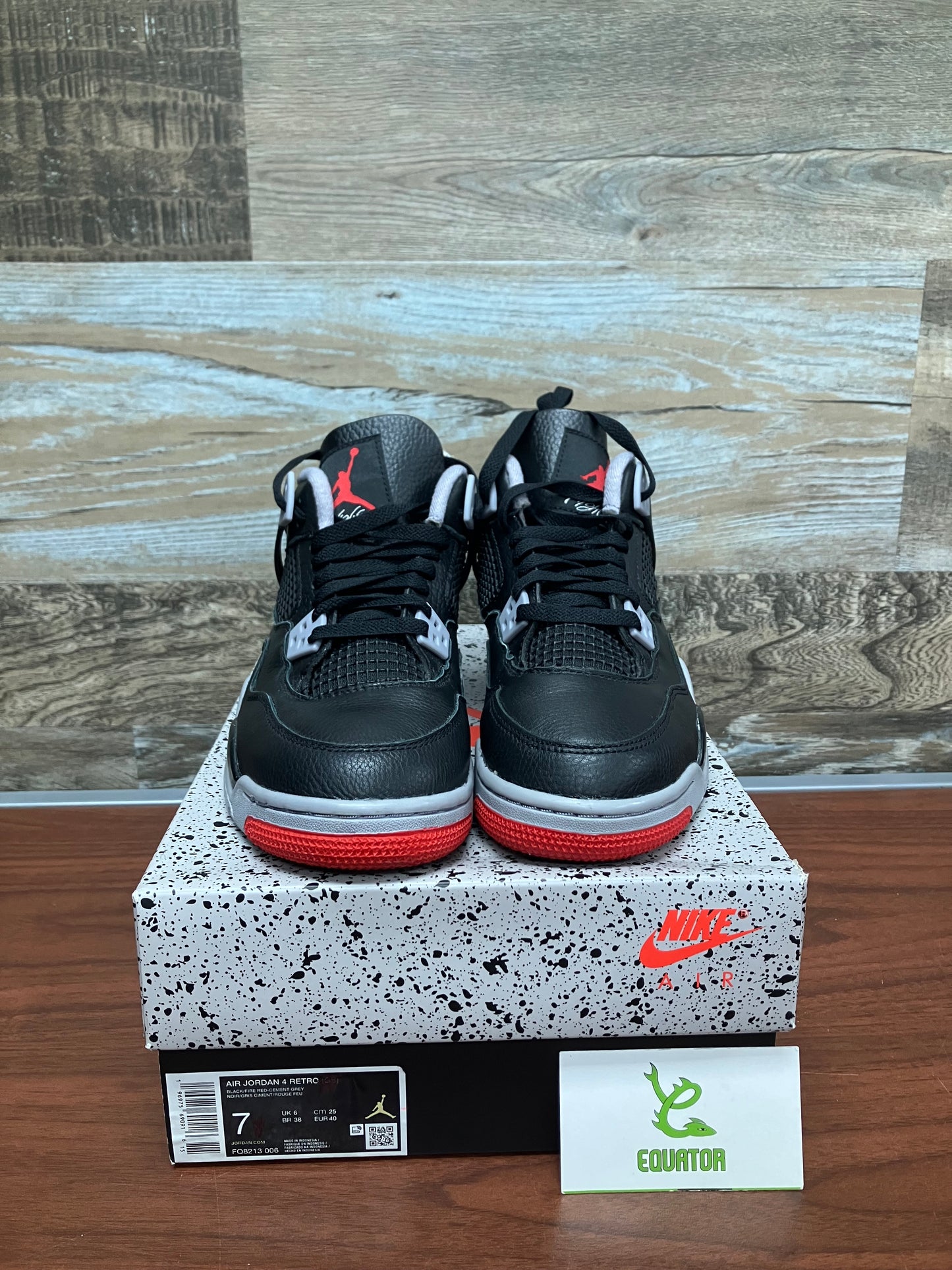 Jordan 4 Bred Reimagined Size 7Y