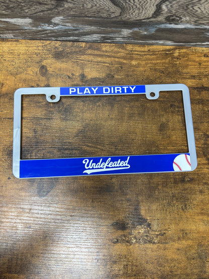 UNDEFEATED license plate ￼