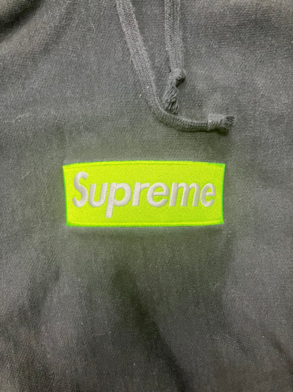 Supreme Box Logo Sweatshirt Lime Size XL