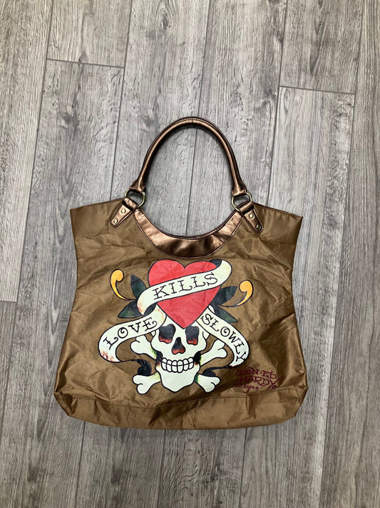 Ed Hardy Vinyl Tote Bag