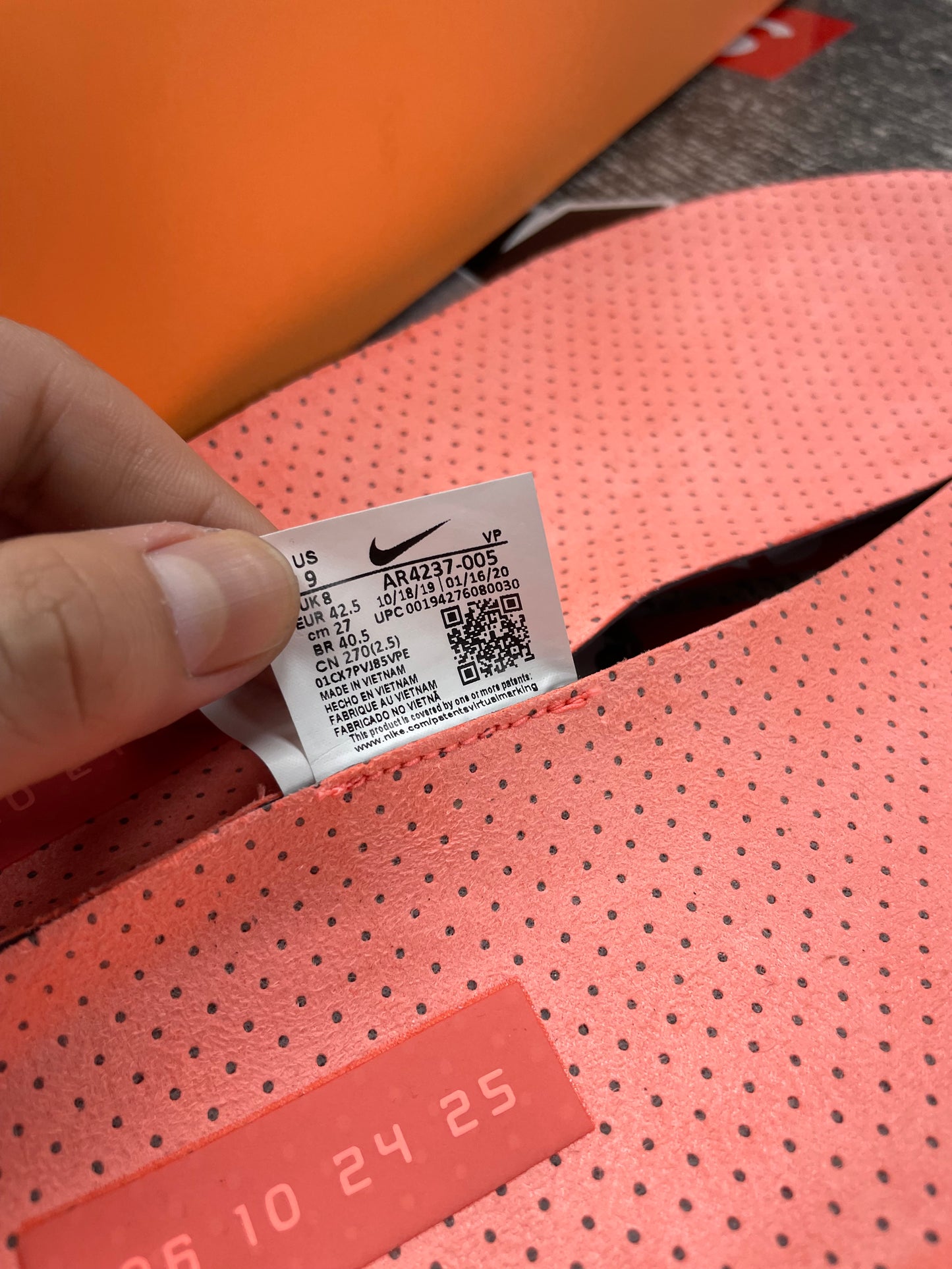 9 - Nike Air Fear of God 1 “ Triple Black “ Sneaker