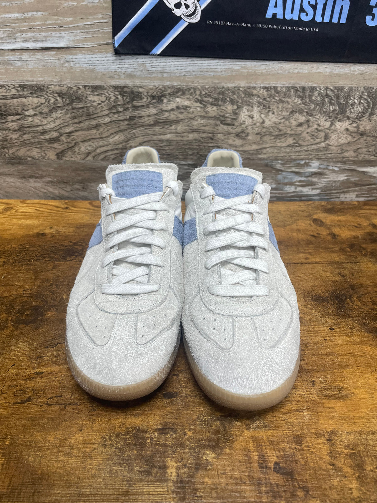 44 - Maison Margiela Replica Leather/Suede Sneakers
