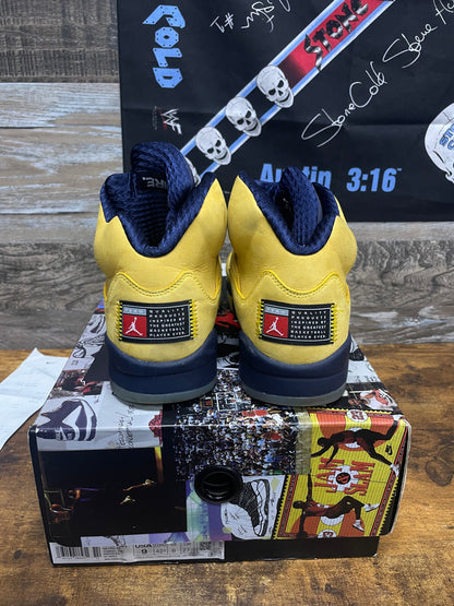 9 - Nike Air Jordan 5 Retro SP 'Michigan'