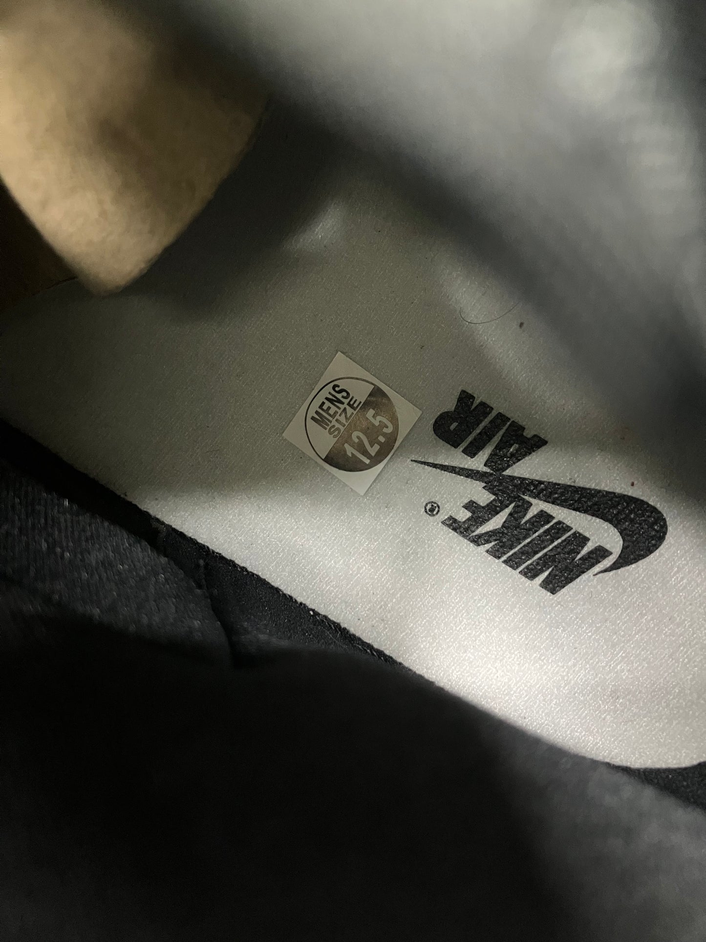 Air Jordan 1 Black White 12.5