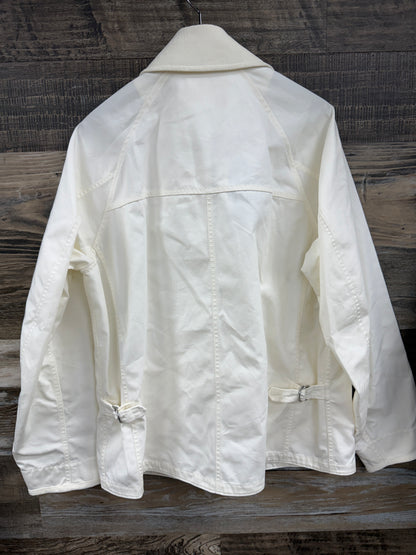 M - Ralph Lauren Purple Label Fireman Clasp White Jacket
