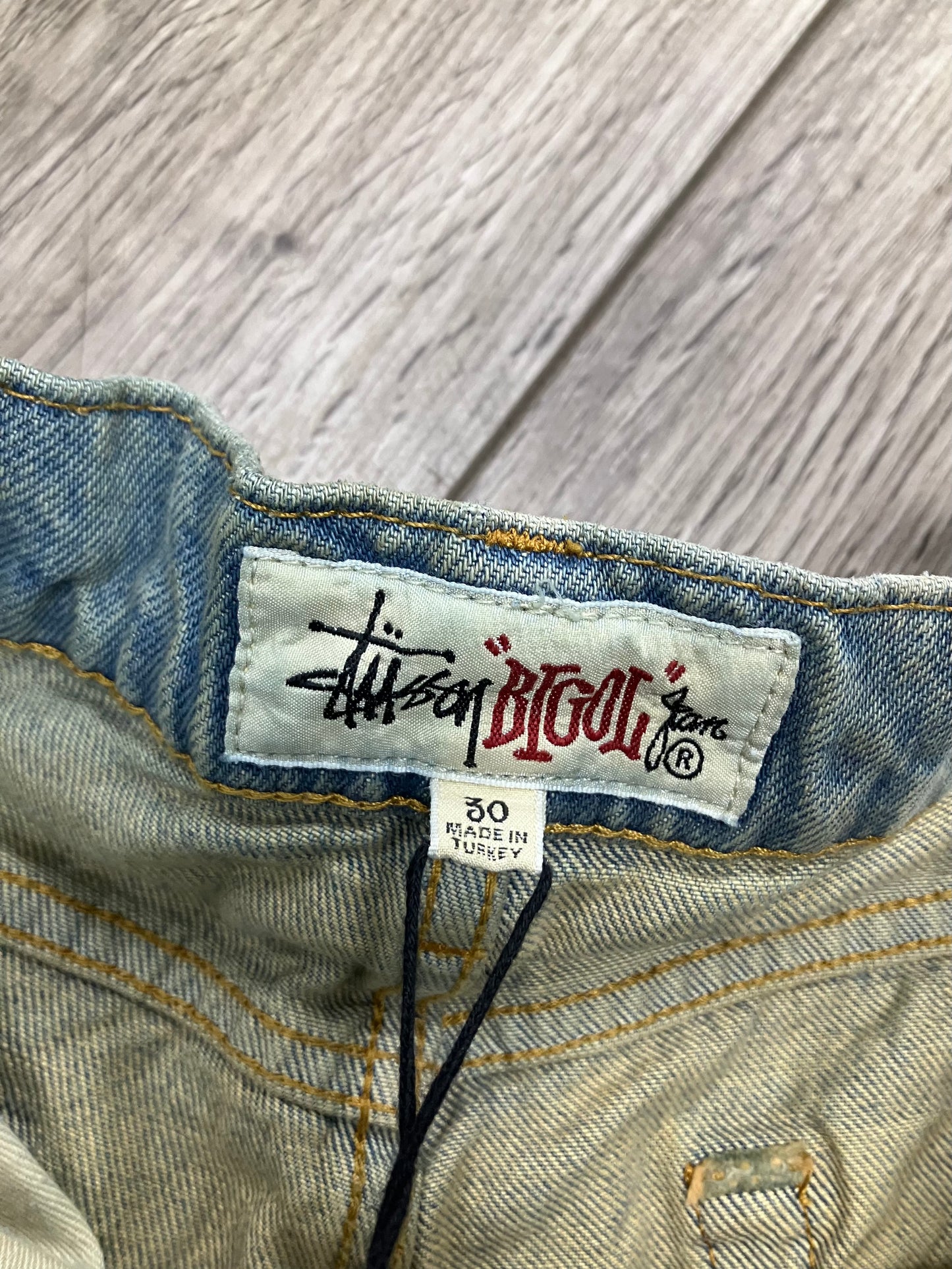 Stussy Big Ol’ Short Beach Wash Denim Shorts 30