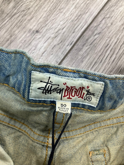 Stussy Big Ol’ Short Beach Wash Denim Shorts 30