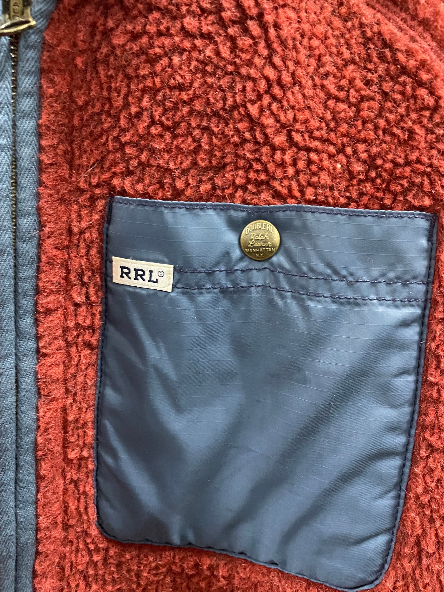 XL - Double RL Blend Pile Fleece Jacket