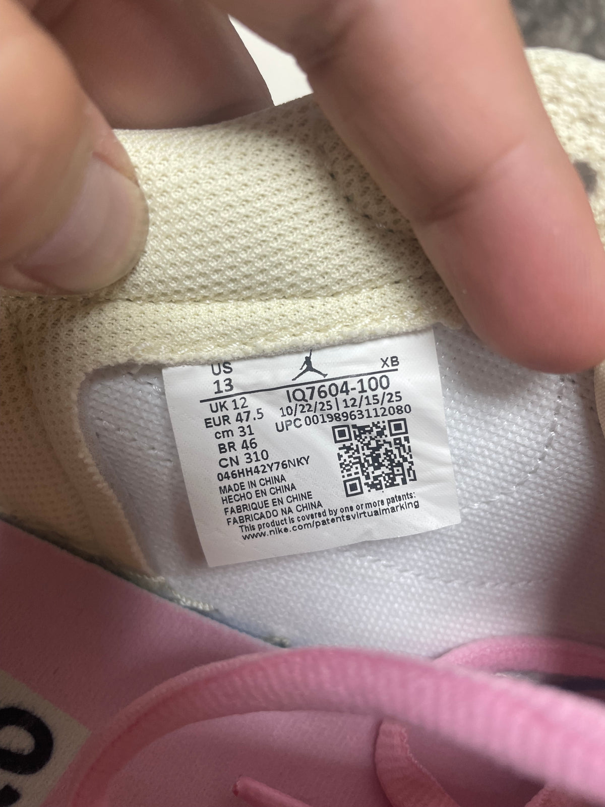 13 - Jordan 1 Retro Low OG SP Travis Scott "Shy Pink" sneaker