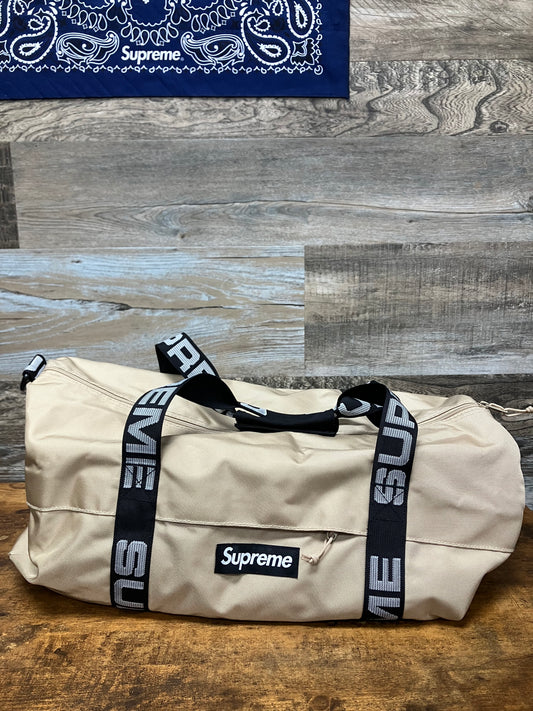 Supreme Tan Duffle Bag SS18