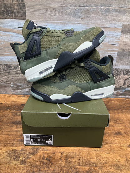 Air Jordan 4 Craft Olive Size 8.5