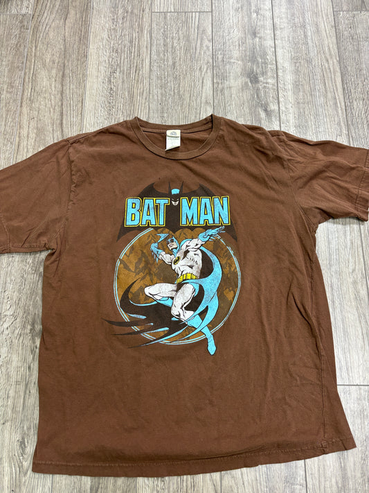 Batman brown tee Xl-2XL