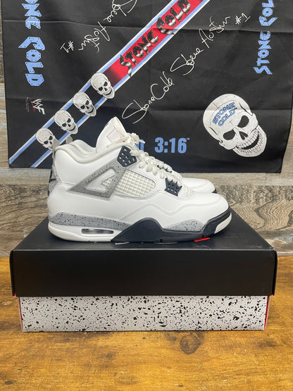 8.5 - Air Jordan 4 Retro White Cement