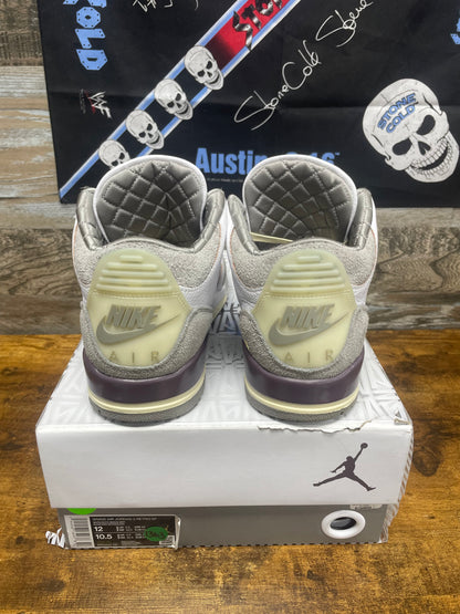 12w/10.5M - A Ma Maniére x Air Jordan 3 Retro SP sneakers