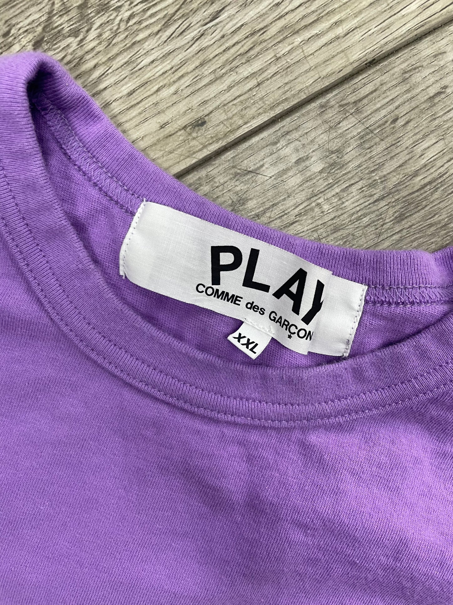 CDG Small Heart Crewneck T-Shirt XXL