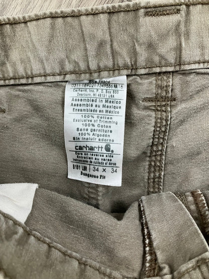 34x32 - Vtg Carhartt Faded Pants