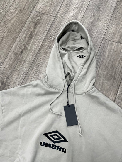Umbro x Slamjam Logo Mask Hoodie Taupe M