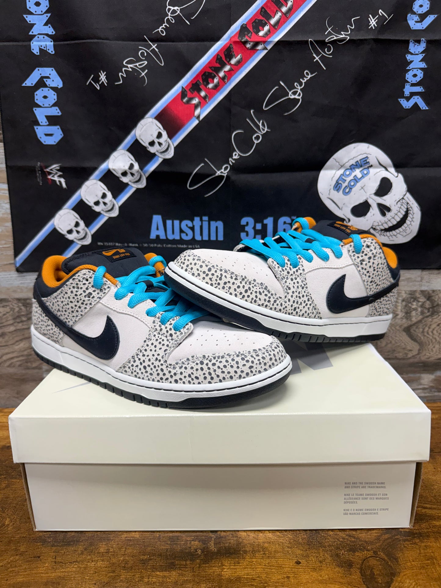 Nike SB Dunk Low Pro Electric 'Phantom and Black 10.5