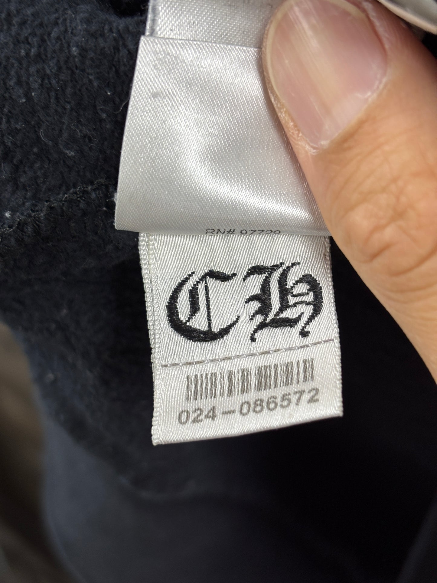 Chrome Hearts Multi Color Cross Zip Hoodie M