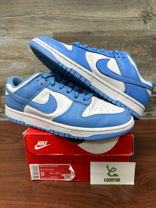 Dunk low UNC Size 9