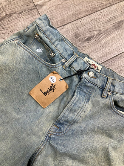 Stussy Big Ol’ Short Beach Wash Denim Shorts 30
