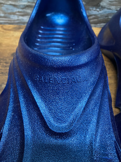 Balenciaga Blue Mold Slides Size 44 (US 11)