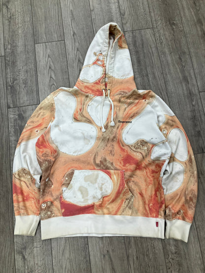 L-Supreme Blood & Sem*n Splatter Hoodie