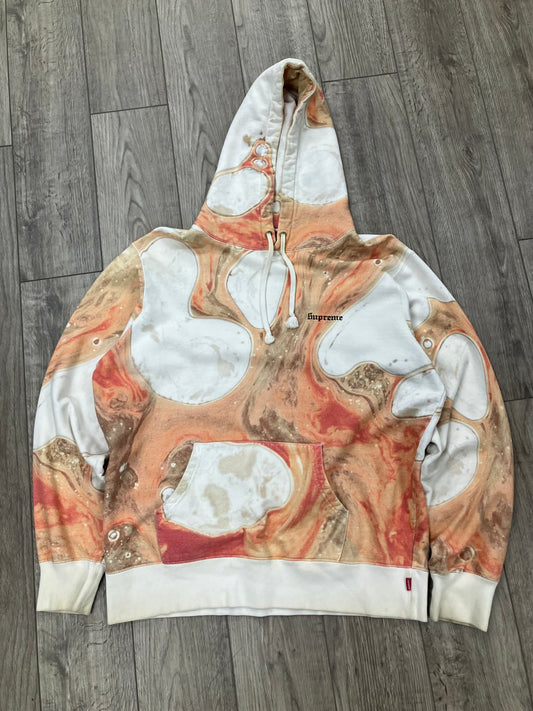 L-Supreme Blood & Sem*n Splatter Hoodie
