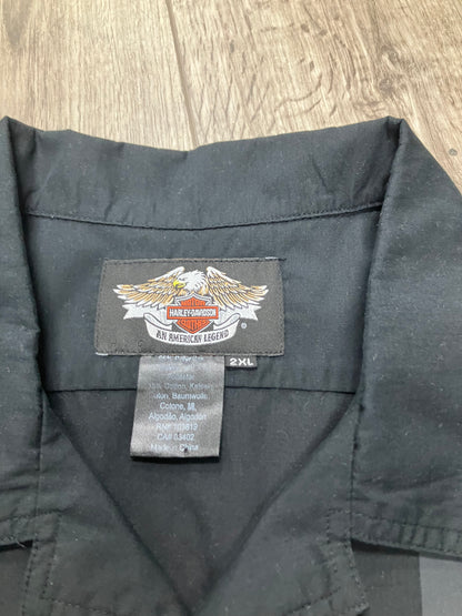 Harley Davidson Button Up Size 2XL